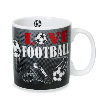 Caneca de Porcelana 320 ml decoração faixa- Vascão