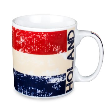 Caneca de Porcelana 320 ml decoração faixa-Holanda