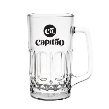 Caneca Chopp de Vidro Barroco 590 ml