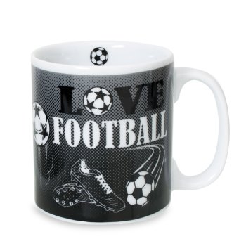 Caneca de Porcelana 320 ml decoração faixa- Galo